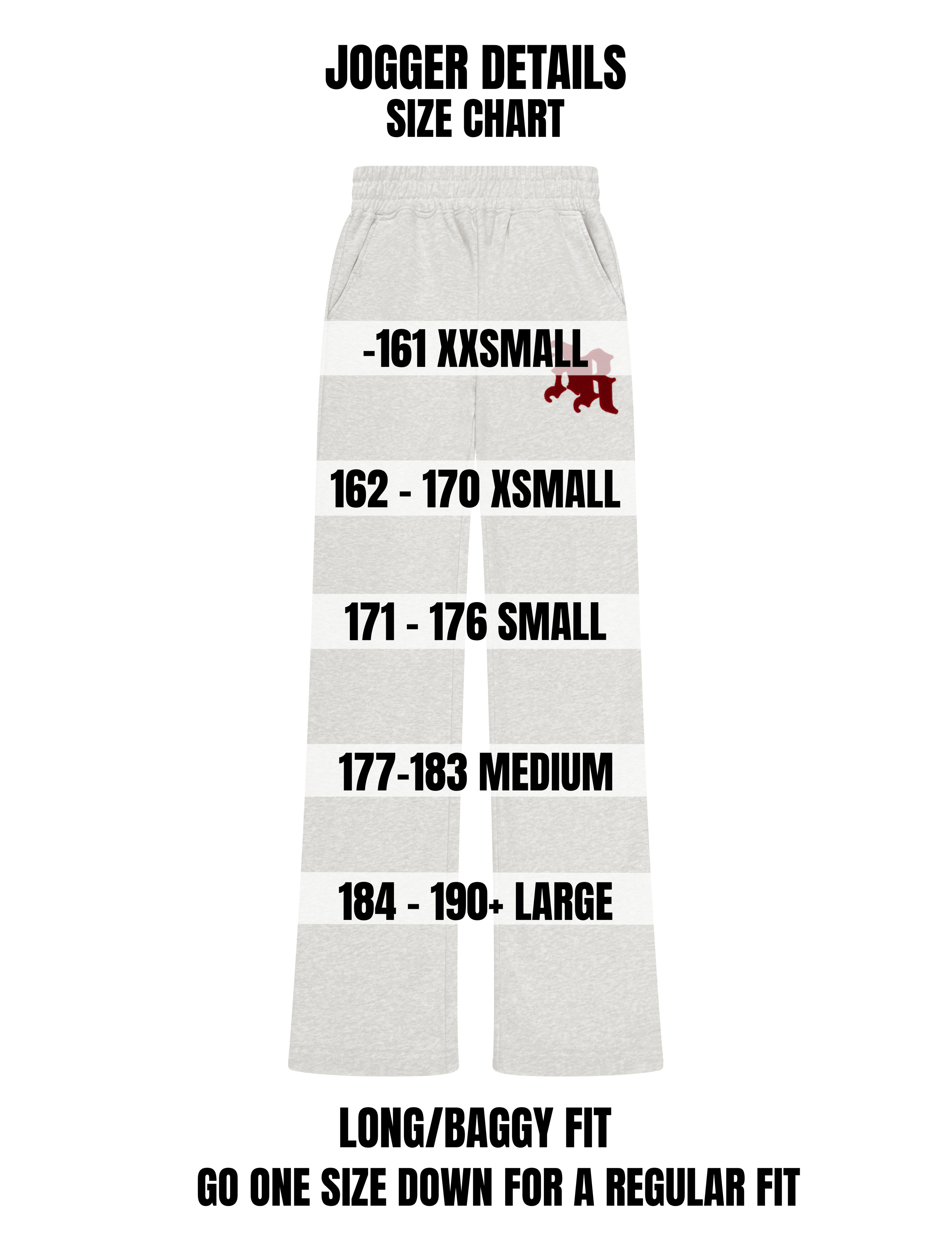 LIGHTGREY MAROON JOGGERS